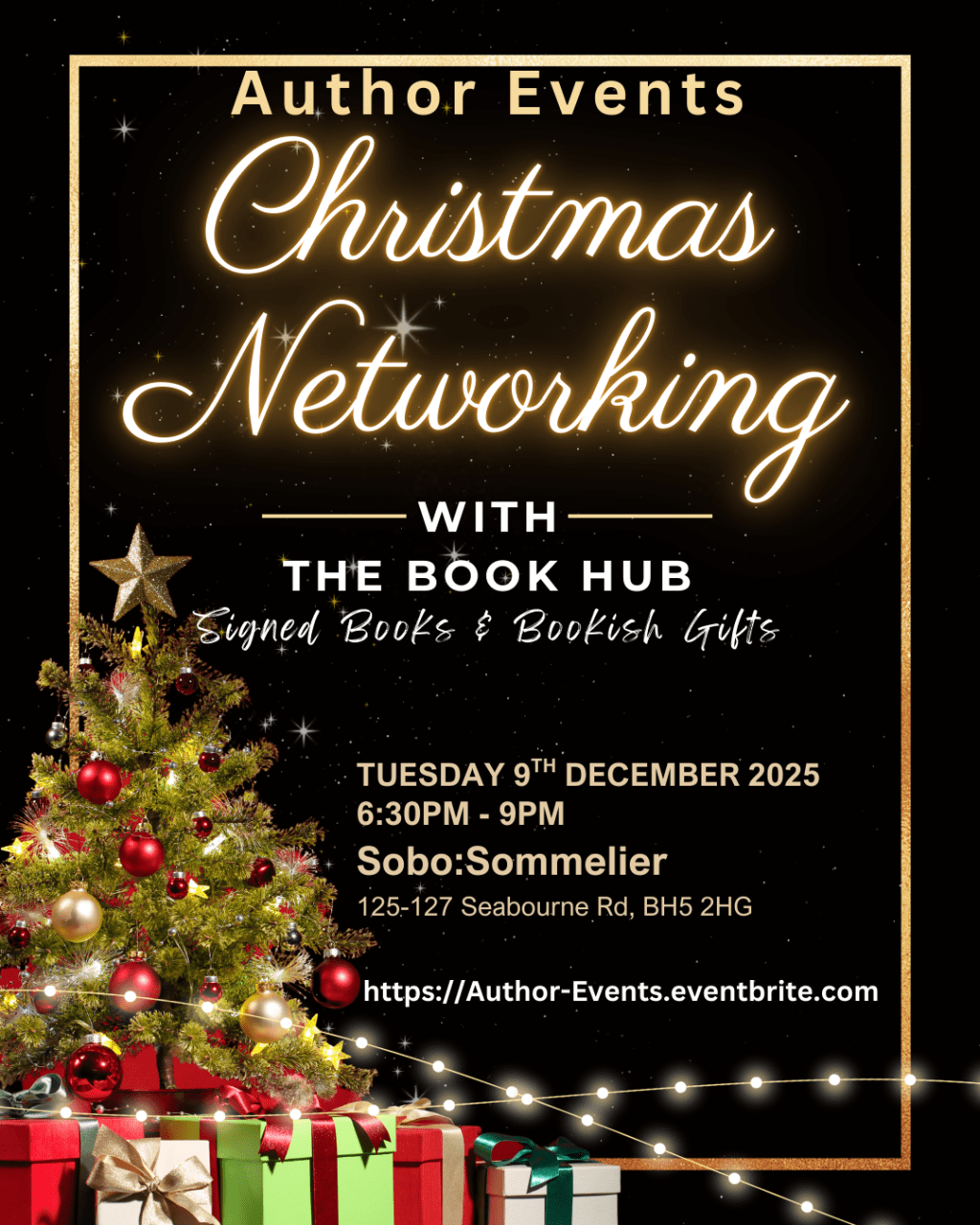 2025-12-09 – Author Events: Christmas Networking &&nbsp;Bookshop