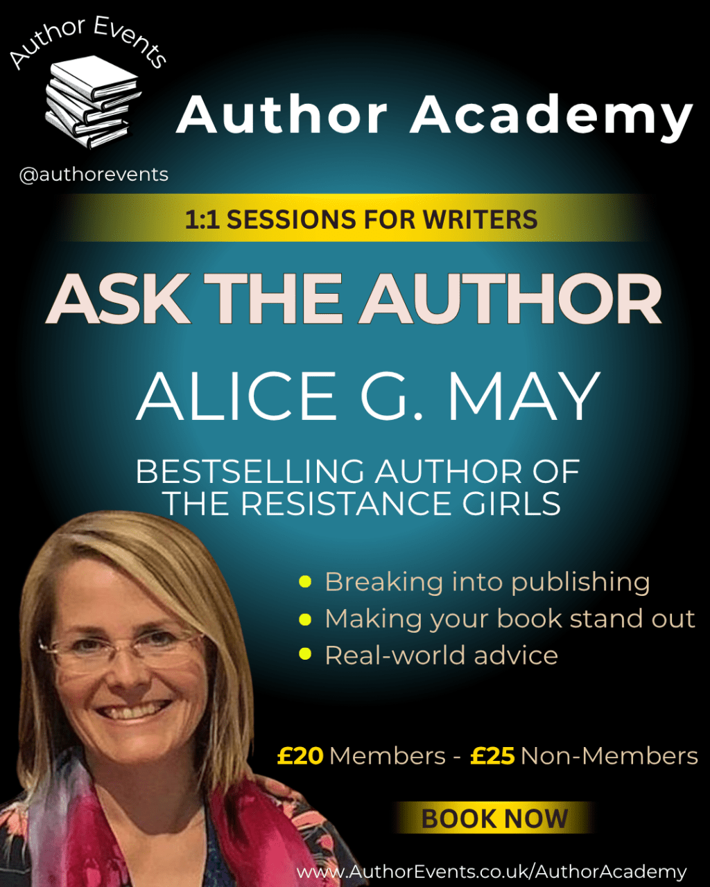 Author Academy: Ask The Author With Alice G.&nbsp;May